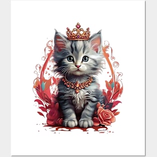 Princess Kitten Posters and Art